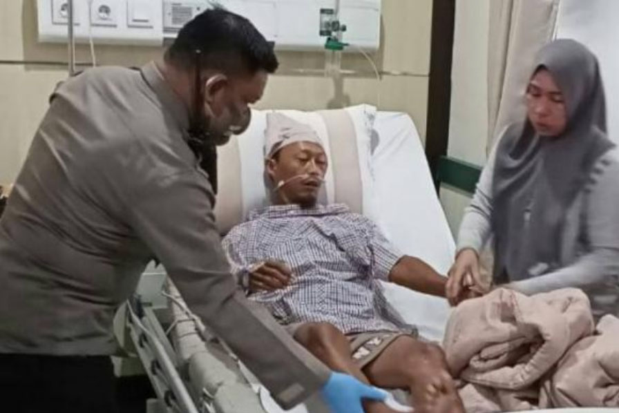 Aipda Daely Dibacok saat Menangkap Buronan Polisi