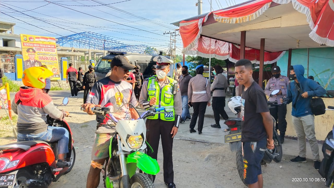 Ops Aman Nusa dan Yustisi, Polda PB Temukan 93 Orang Pelanggar