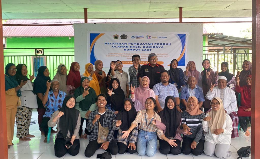 Sulap Rumput Laut jadi Pangan Olahan, Unimuda Sorong & Unhas ‘Collabs’ Berdayakan Masyarakat Kampung Arar  