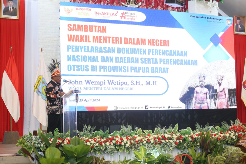 Wamendagri: Musrenbang Papua Barat Tahun 2024 Jadi Momentum Perbaikan Pelayanan kepada Rakyat