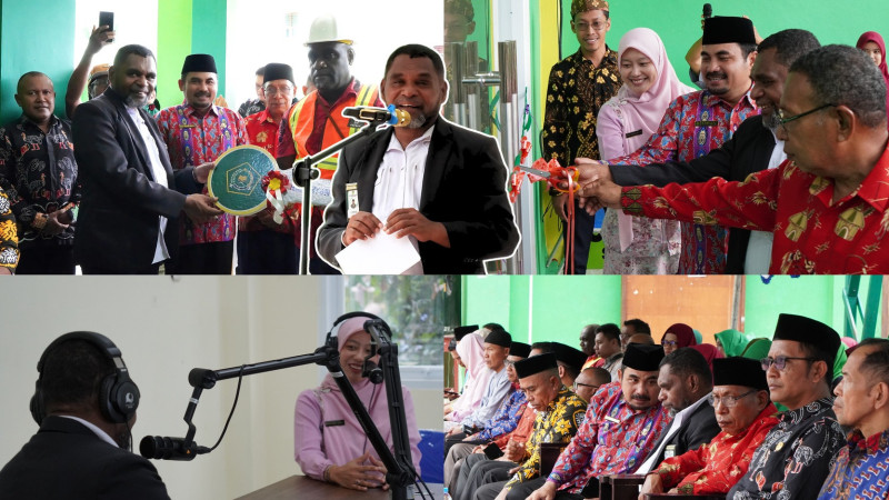 Kakanwil Kemenag Papua Barat Resmikan 4 Gedung SBSN di Papua Barat Daya