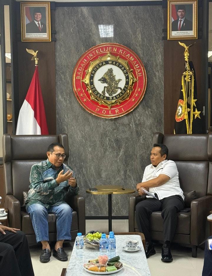 Ketum Firdaus dan  Sekjen Makali Kumar Pimpin SMSI Pusat Temui Kabaintelkam Polri: Bahas Media Siber yang Profesional dan Berkesinambungan