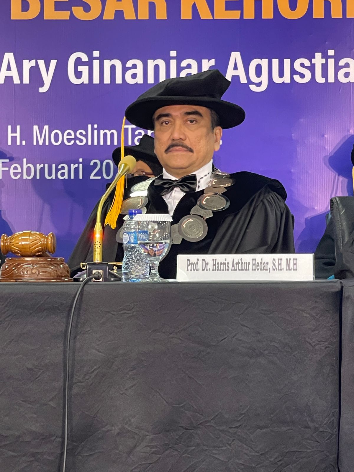 Prof. Harris Arthur Hedar: Kepakaran Ary Ginanjar dalam Karakter Hukum Layak Dianugerahi Guru Besar Kehormatan Ilmu Hukum