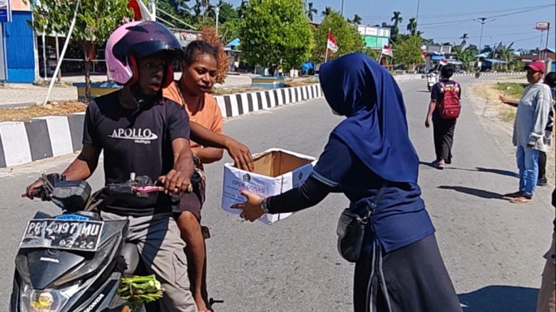 Solidaritas Wondama untuk NTT Menguat, Jalanan YAPIS Jadi Saksi Kepedulian