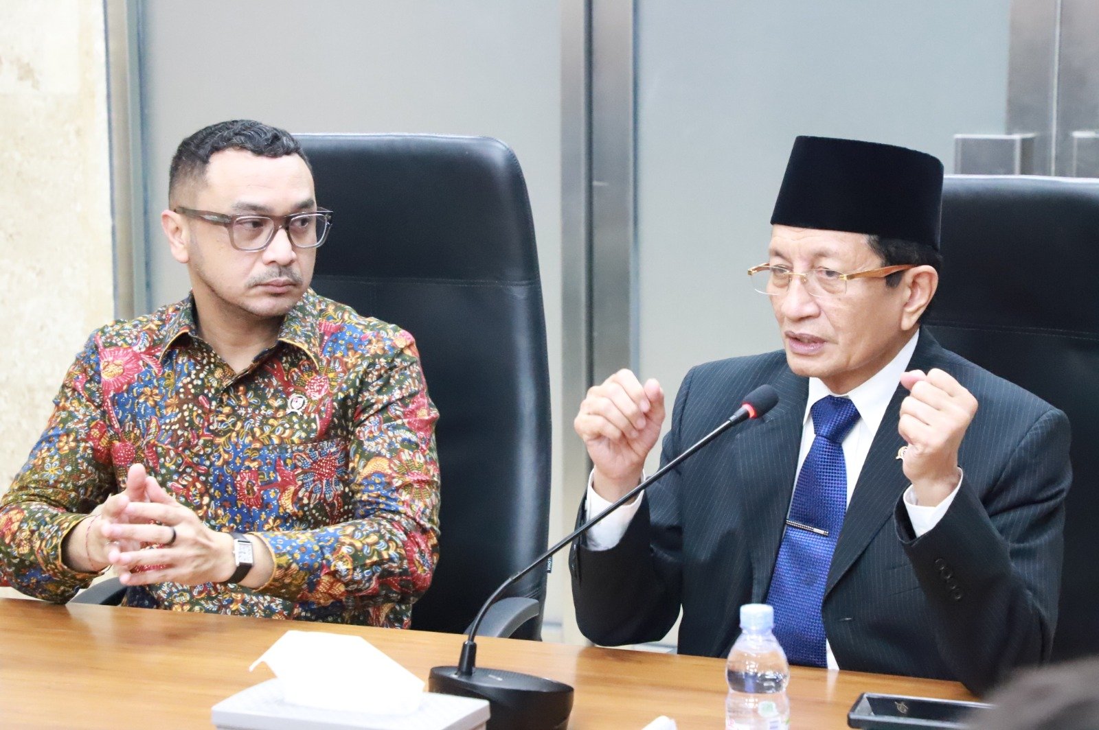 Bicarakan Musik Religi Bersama Wamendikbud Giring, Menag: Orang Tanpa Seni Hatinya Kering